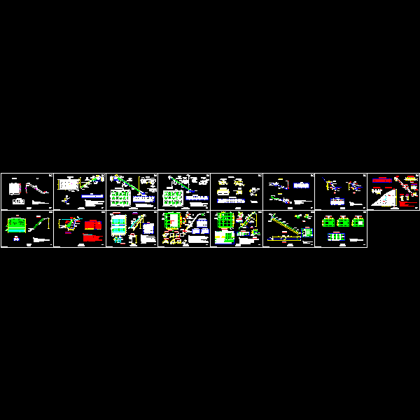 路基边坡防护工程设计CAD图纸15张 - 1