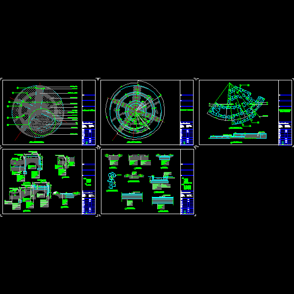 跌水小广场节点详细设计CAD图纸 - 1