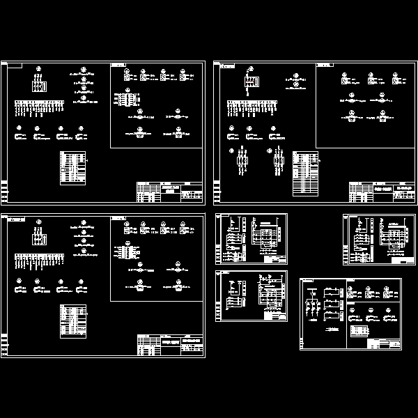 进线柜二次原理CAD图纸 - 1