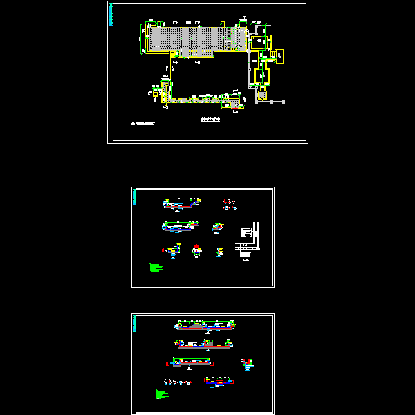 游泳池节点构造详细设计CAD图纸 - 1