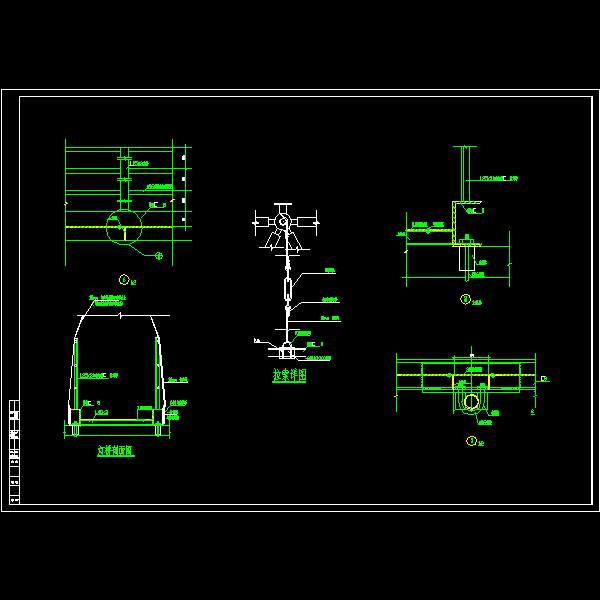 网架马道节点构造详细设计CAD图纸 - 1