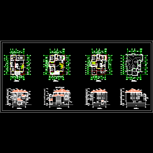 各层平面立面图.dwg