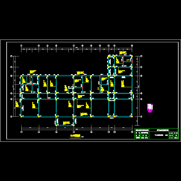 -0.1m层梁配筋图.dwg