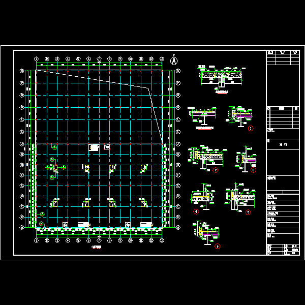 钢结构混凝土楼板设计节点构造详细CAD图纸 - 1