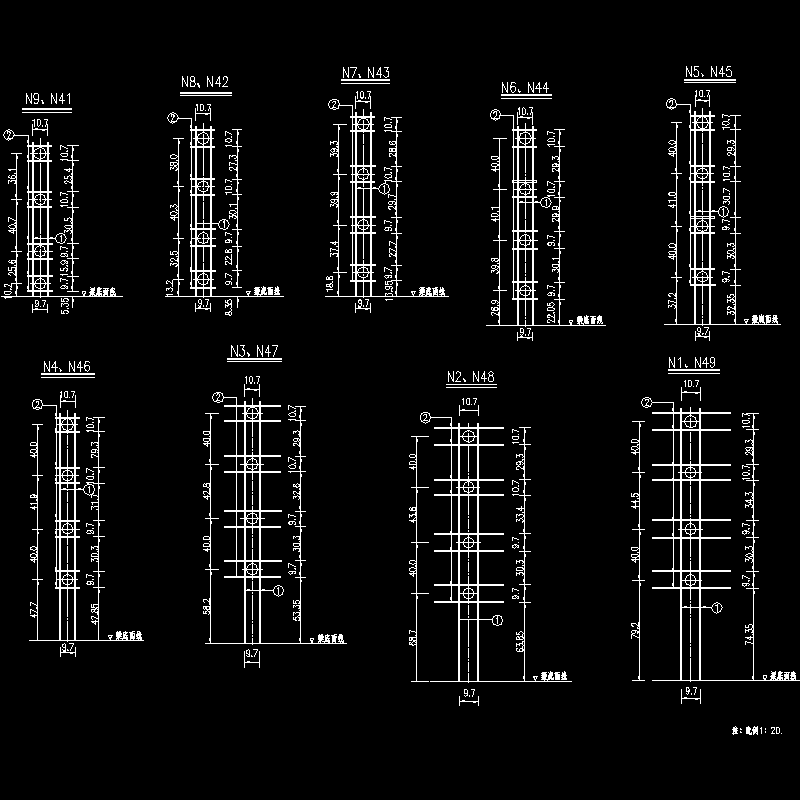 11 50m中跨定位钢筋（二）.dwg