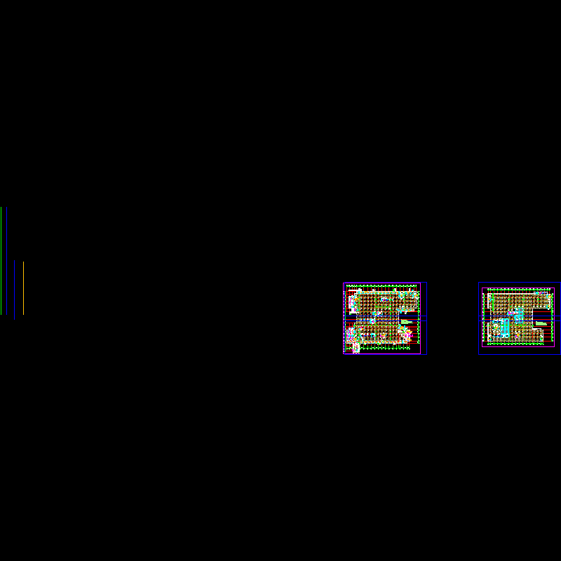 无梁楼盖车库结构设计施工图纸_钢筋混凝土结构车库cad - 2