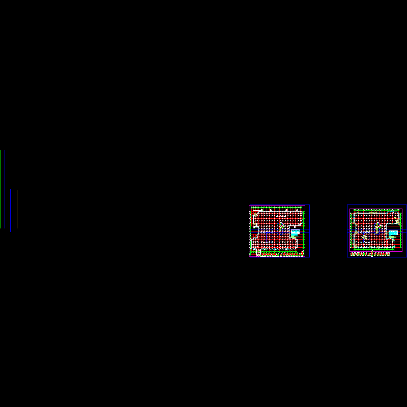 无梁楼盖车库结构设计施工图纸_钢筋混凝土结构车库cad - 3