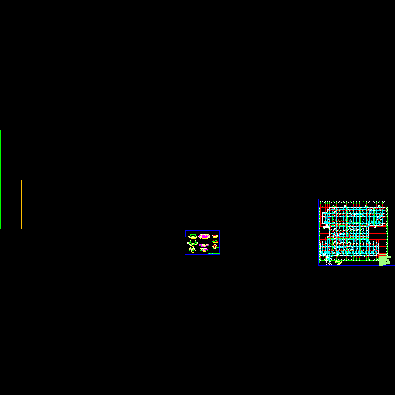 无梁楼盖车库结构设计施工图纸_钢筋混凝土结构车库cad - 4