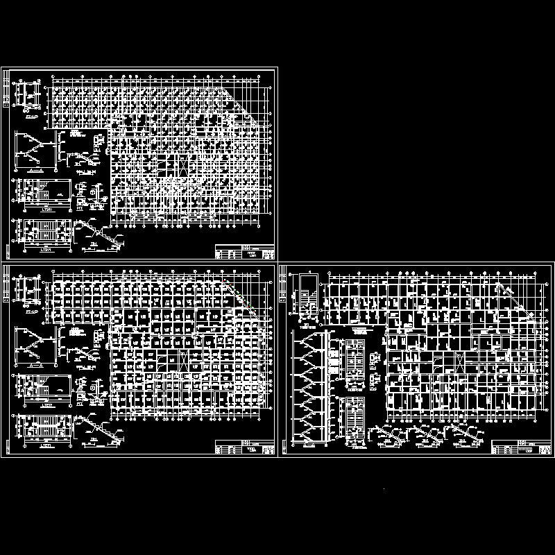 16层框剪小高层住宅结构CAD图纸 - 3