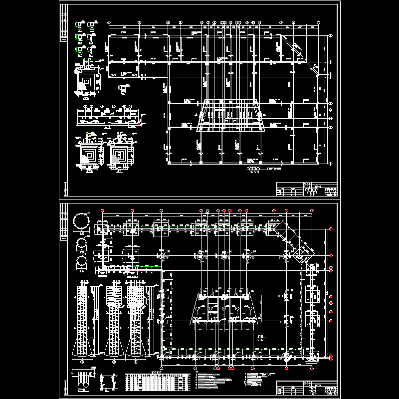 16层框剪小高层住宅结构CAD图纸 - 5