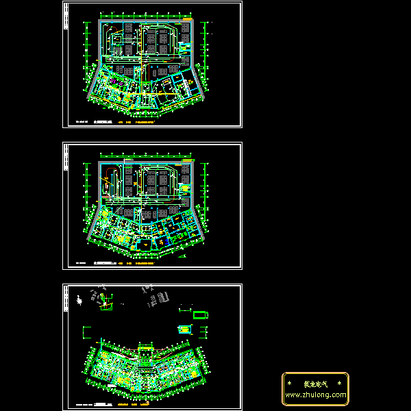 甲级综合医院16层外科住院大楼电气CAD施工图纸(钢筋混凝土结构) - 5