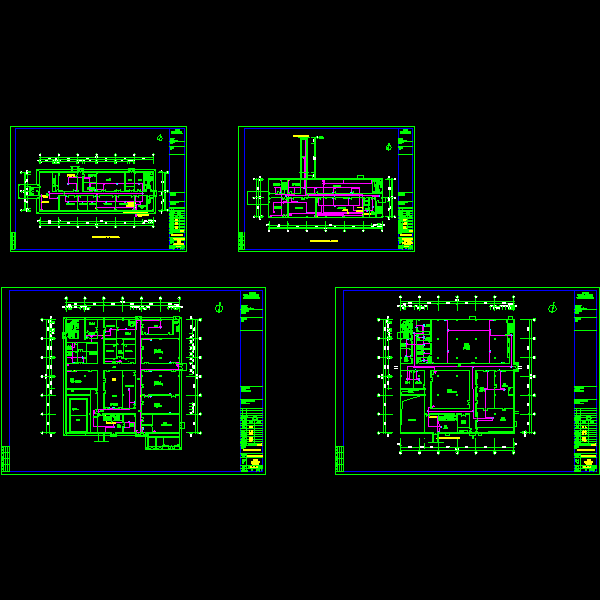2层研发中心弱电CAD施工图纸(综合布线系统) - 3