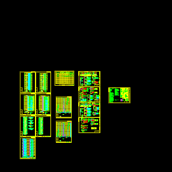 32层住宅楼强弱电CAD施工图纸 - 1
