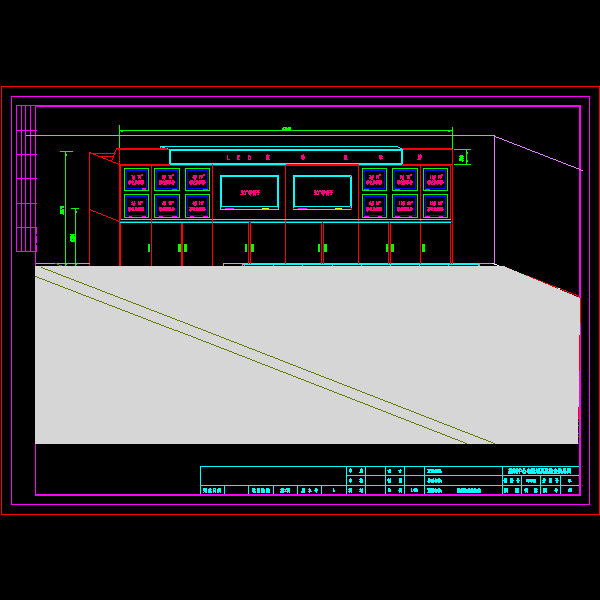控制中心电视墙及监控台效果图-01.dwg