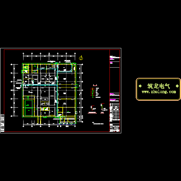两层研发中心电气CAD施工图纸(钢筋混凝土) - 2