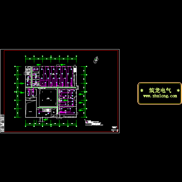 两层研发中心电气CAD施工图纸(钢筋混凝土) - 4