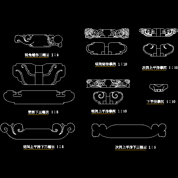 园林古建殿阁设计CAD施工方案图纸 - 2