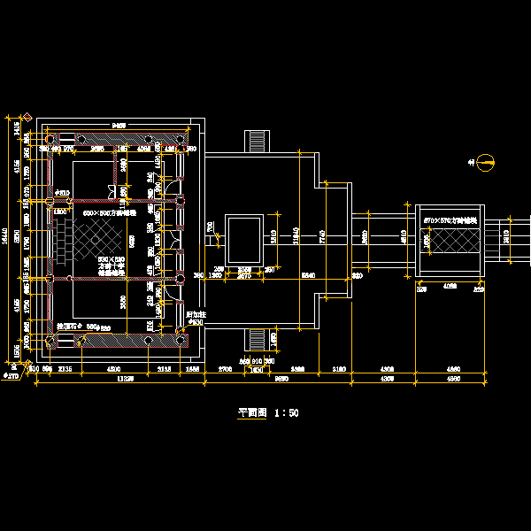 园林古建殿阁设计CAD施工方案图纸 - 5