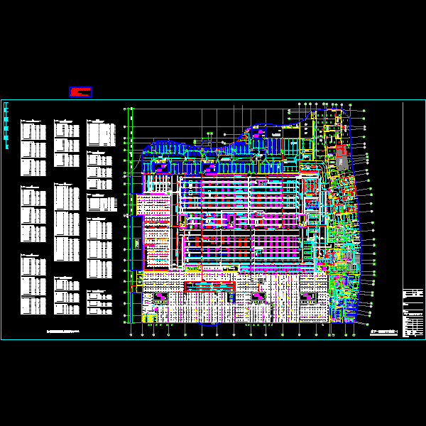 大型超市电气平面CAD图纸 - 2