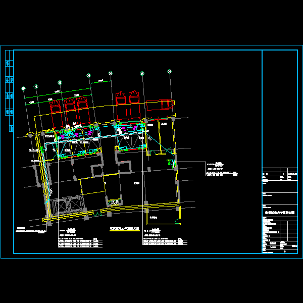 大型超市电气平面CAD图纸 - 3