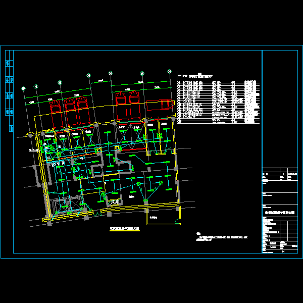 大型超市电气平面CAD图纸 - 4