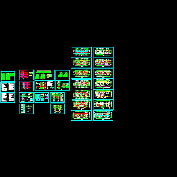 高层住宅楼电气CAD施工图纸 - 1