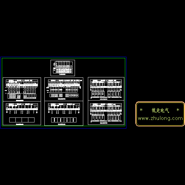 模块几种输入方式接线设计CAD图纸 - 1