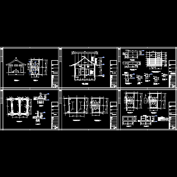 厕所施工设计CAD图纸详图 - 1