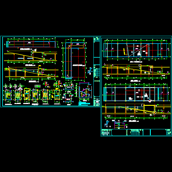 框剪结构地下室结构CAD施工图纸 - 4