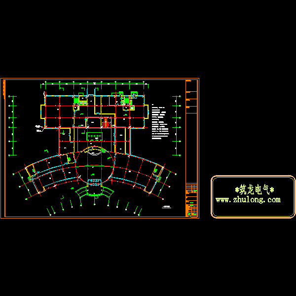 11层酒店电气CAD施工图纸 - 2