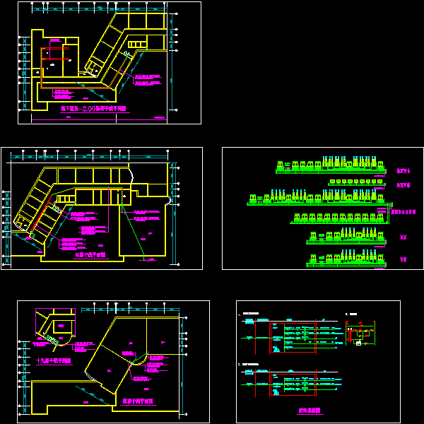 霓虹灯照明配线系统设计CAD图纸 - 1