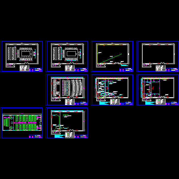 会议室系统布置CAD图纸 - 1