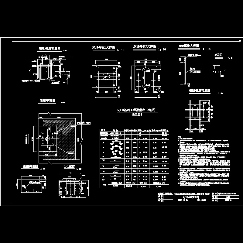 qj-b基础构造图.dwg