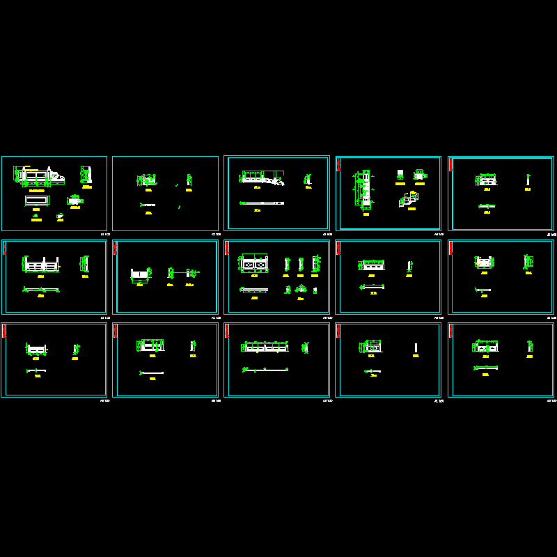 石栏杆图集.dwg