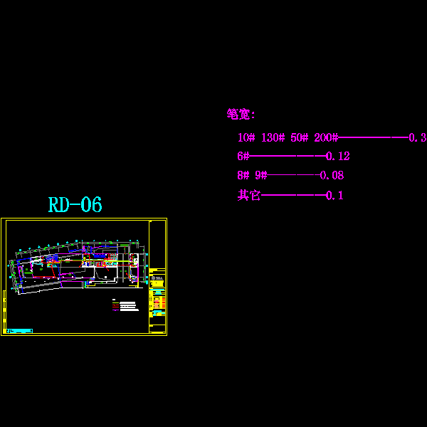 2层公共艺术广场装修工程电气CAD施工图纸(综合布线系统) - 2