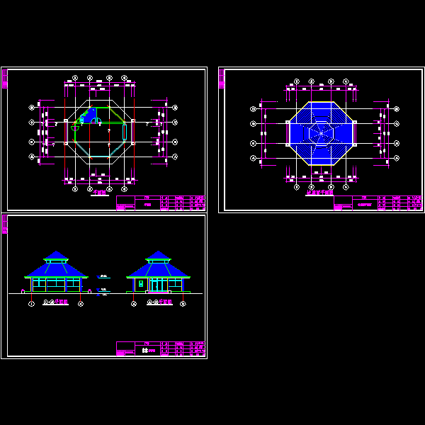 6层CAD高尔夫球场中心区整体设计方案(现代风格) - 3