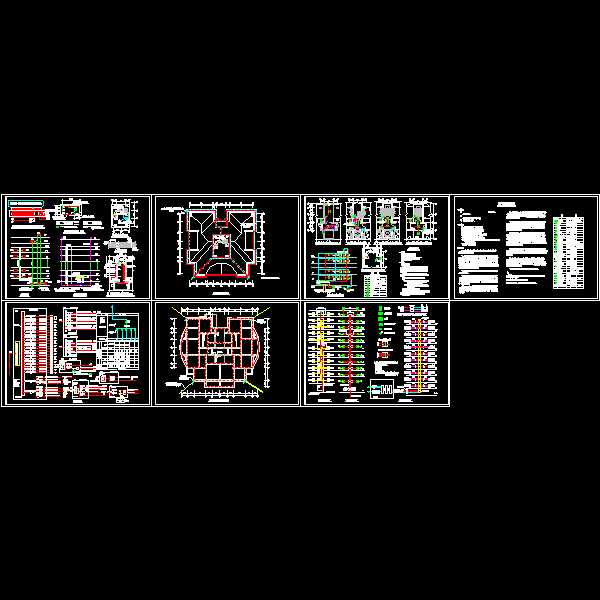 11层住宅设计常用节点设计CAD图纸详图部分(火灾自动报警系统) - 1