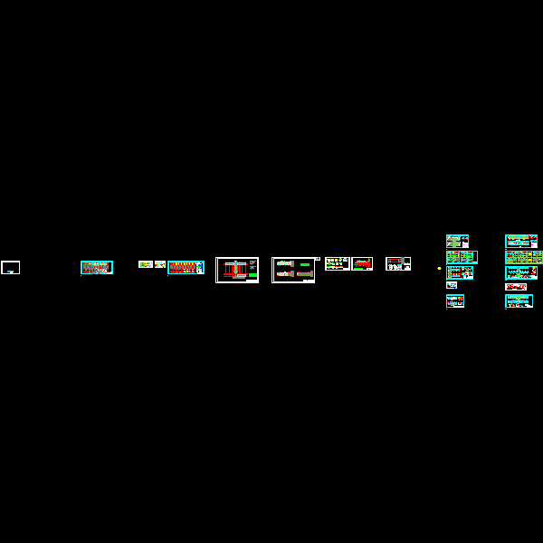 永安南站天桥结构施工图.dwg