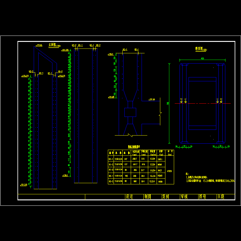 ssiv-ii-47北塔塔身锚固段预应力钢筋布置图（二）.dwg