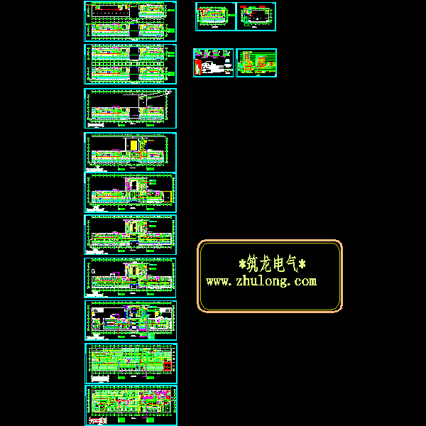 2层医院综合楼消防电气CAD施工图纸(钢筋混凝土结构) - 1