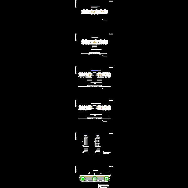 市政道路无障碍设计施工方案图（6页CAD图纸） - 1