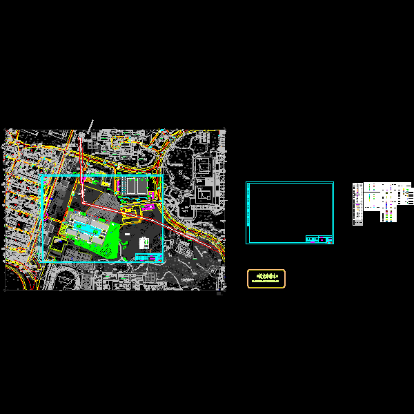 5层大学教学楼给排水CAD施工方案图纸 - 3