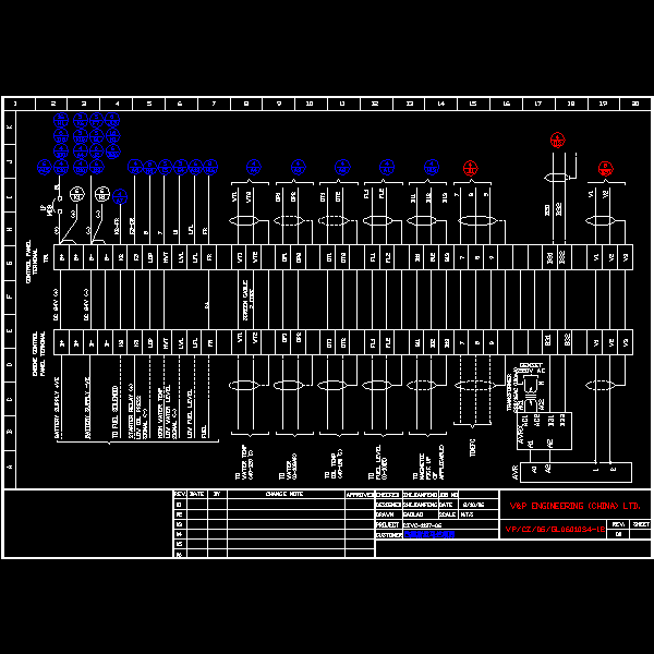 巴基斯坦马兰项目V&amp;amp;PENGINEERINGLTD电气CAD图纸 - 4