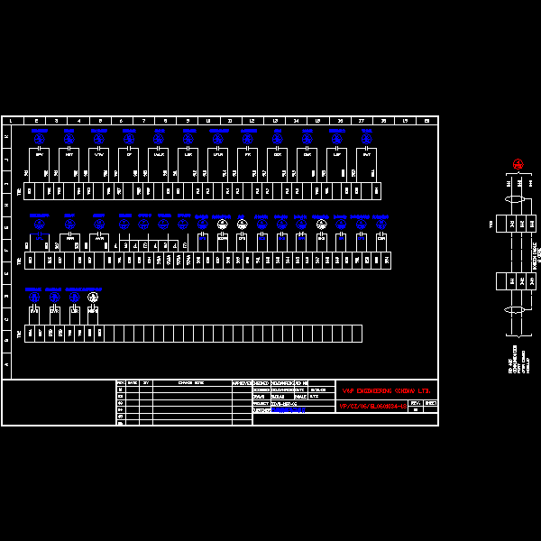巴基斯坦马兰项目V&amp;amp;PENGINEERINGLTD电气CAD图纸 - 5