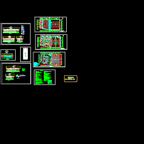 体育馆电气CAD施工图纸 - 1
