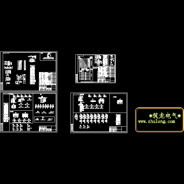 美式箱变接线原理CAD图纸(二次控制) - 1