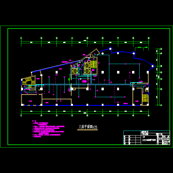 三层火灾自动报警平面图 xf04.dwg