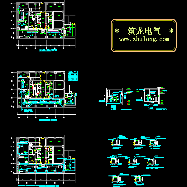 变配电室及柴油机房平面布置设计CAD图纸 - 1