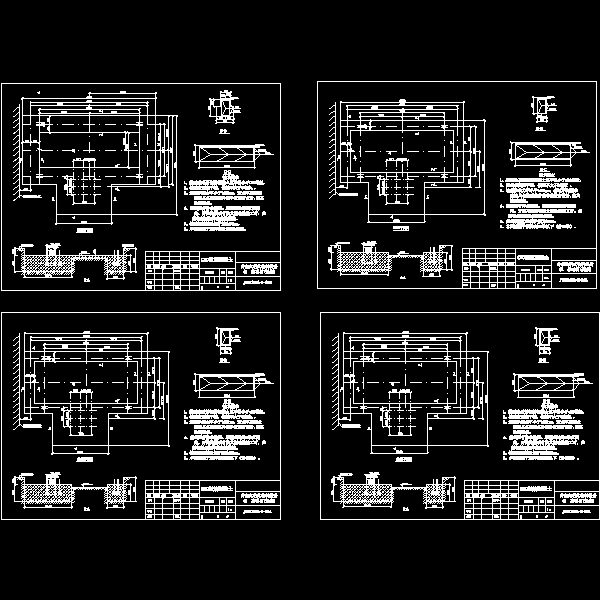 井架曳引式物料提升机CAD基础图纸集锦 - 1