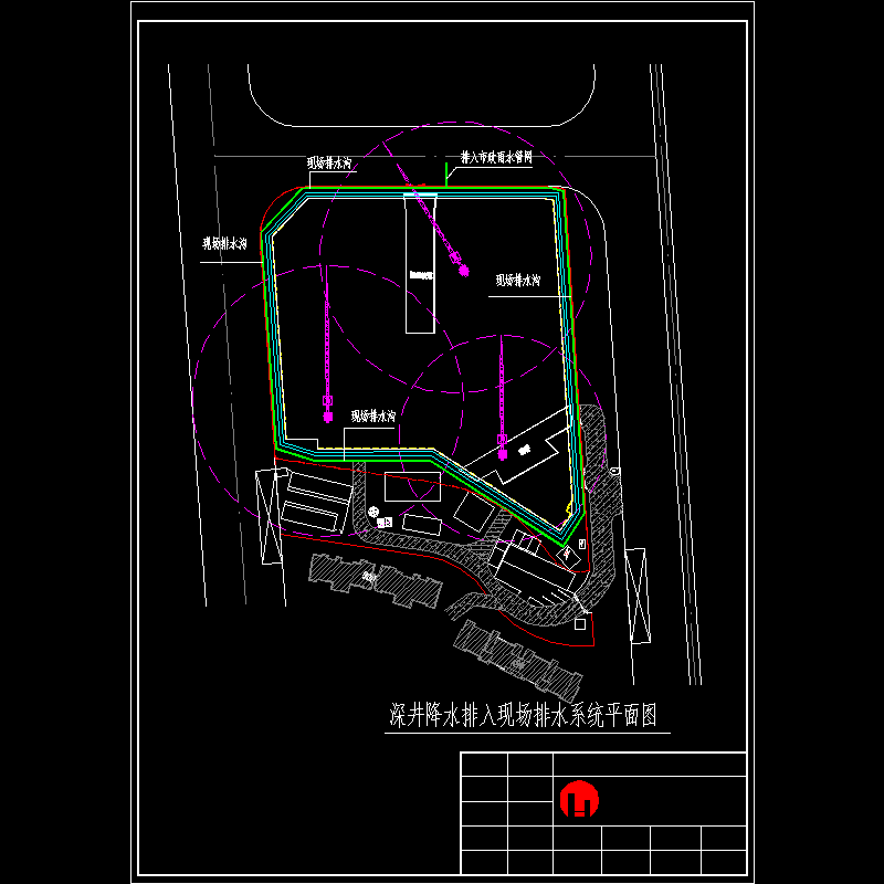 场地排水平面图.dwg